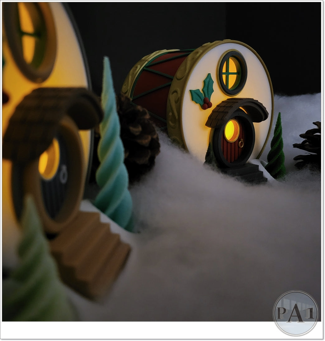Christmas Drum Light Up