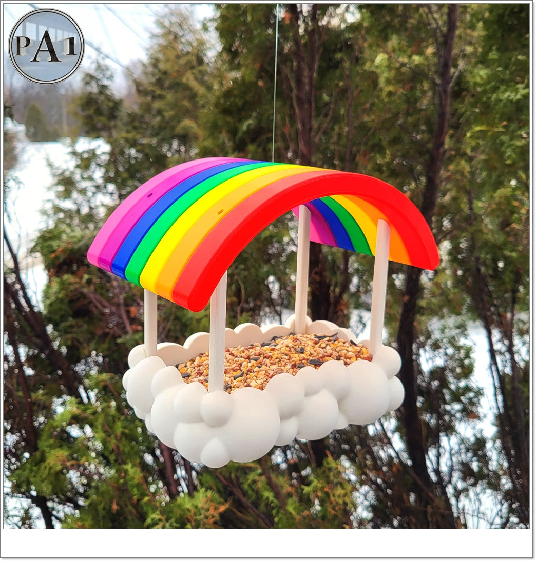 Rainbow Bird Feeder | Custom Colors
