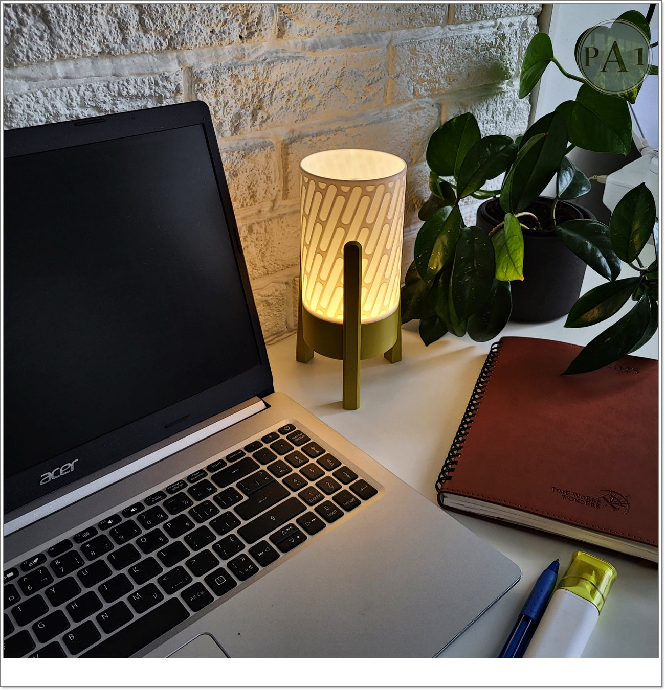 Mid Century Modern Light | Custom Color