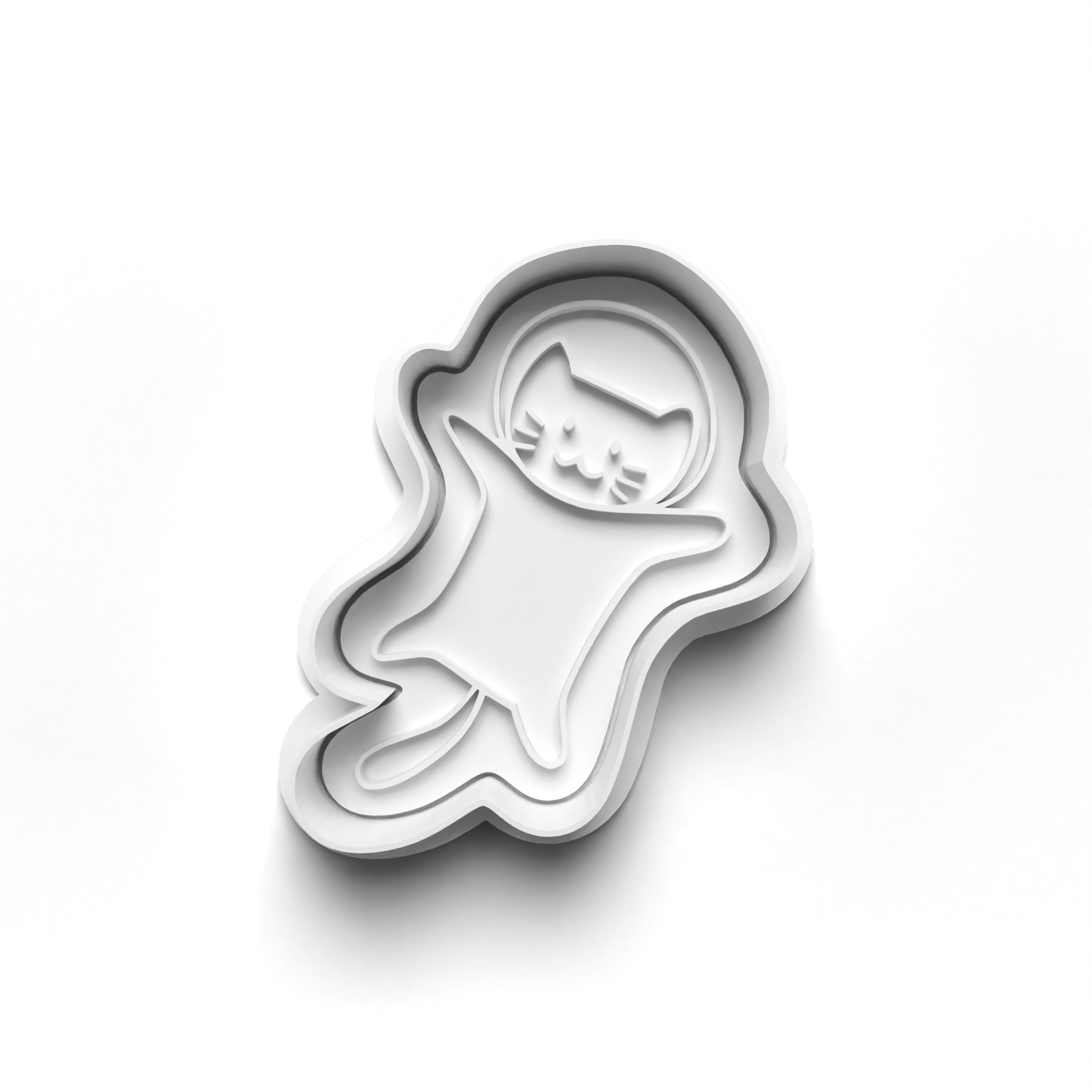Space Cat Cookie Cutter Stamp Set
