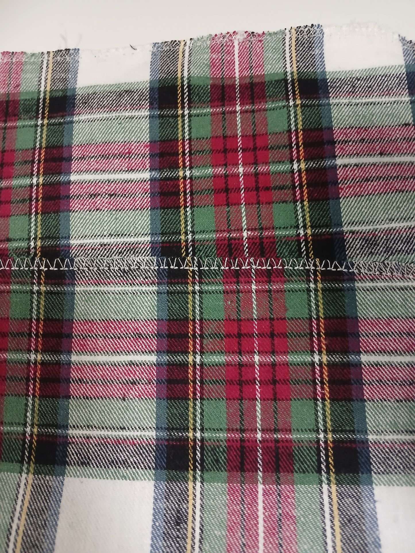 Reusable Paper Towels - Green Red Plaid