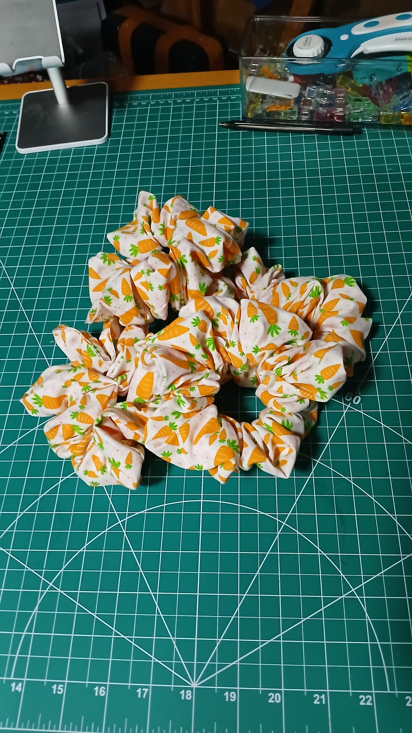 Carrot Scrunchies