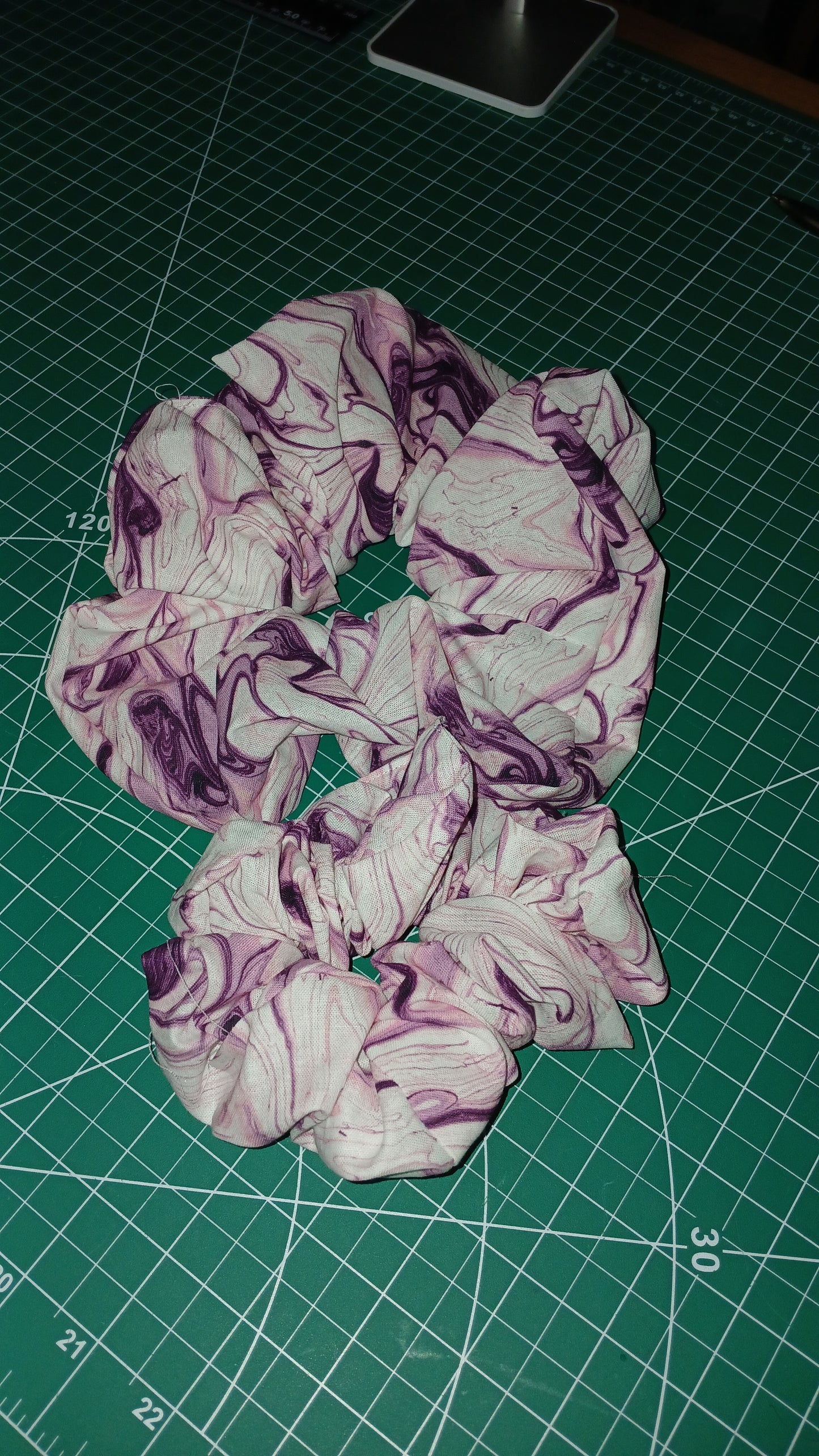 Purple Swirl Scrunchie