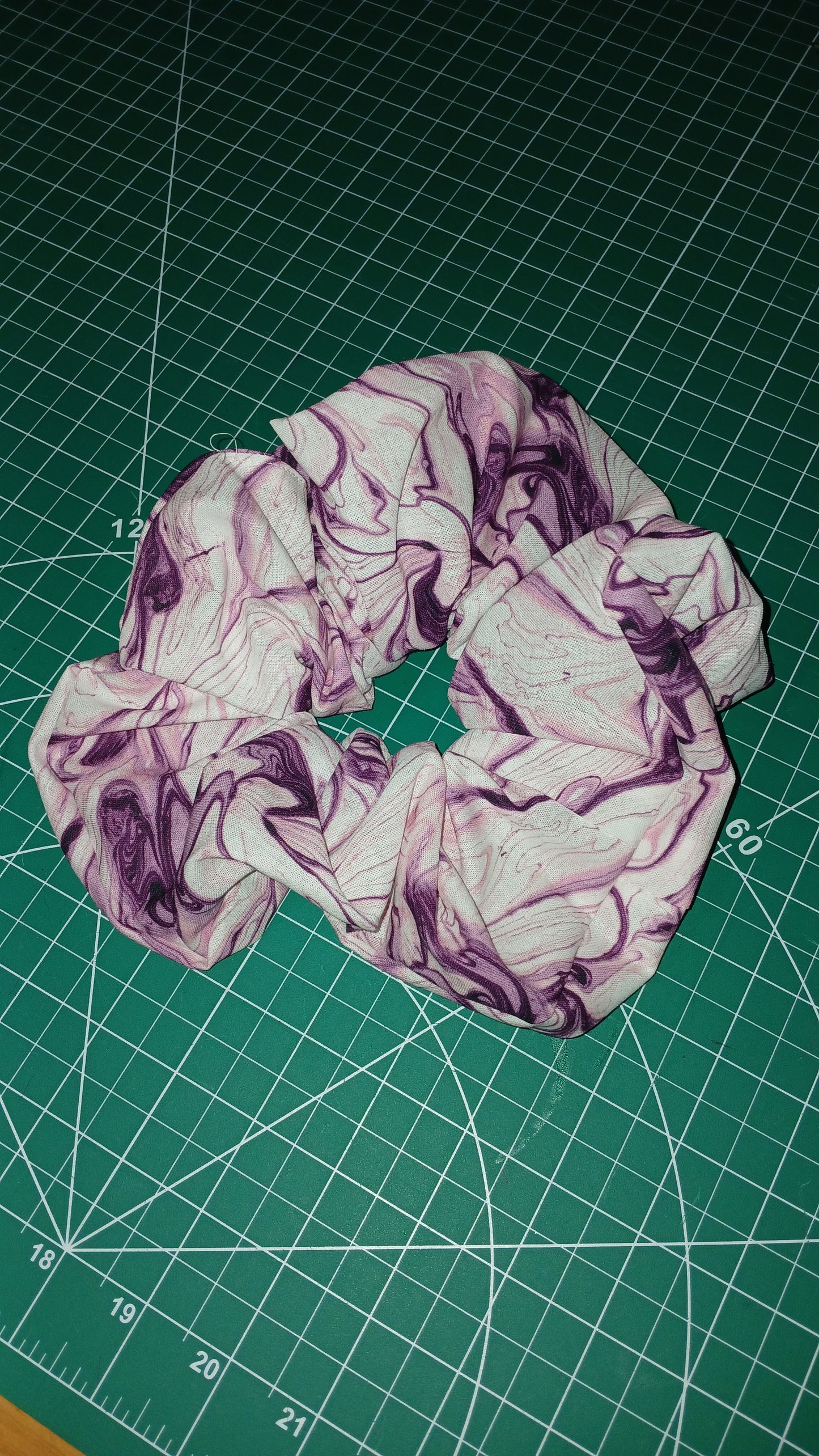 Purple Swirl Scrunchie