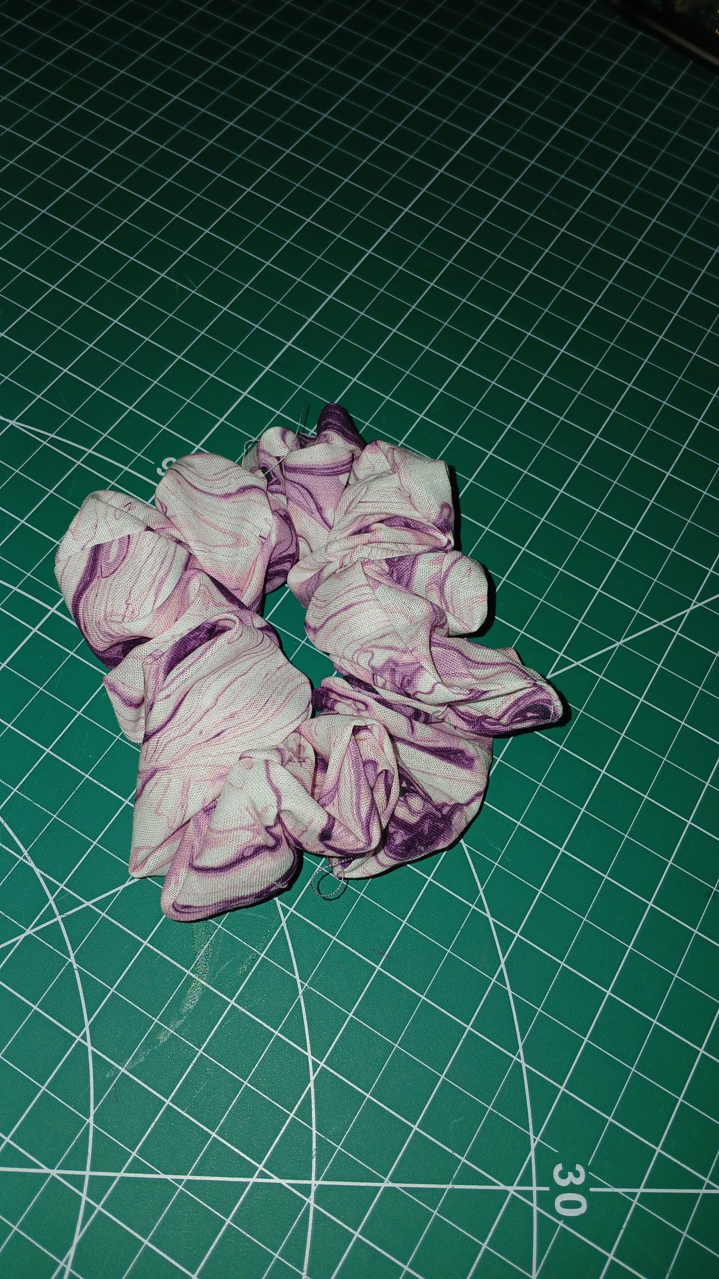 Purple Swirl Scrunchie