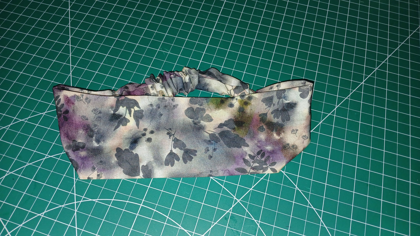 Purple Floral Headband