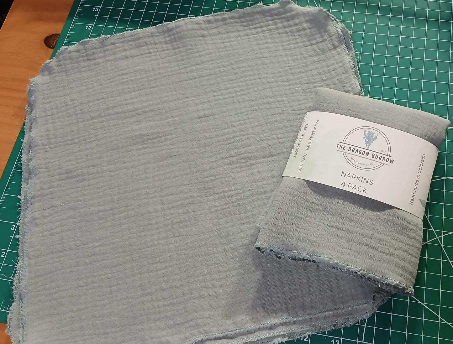 Reusable Napkins - Dusty Teal