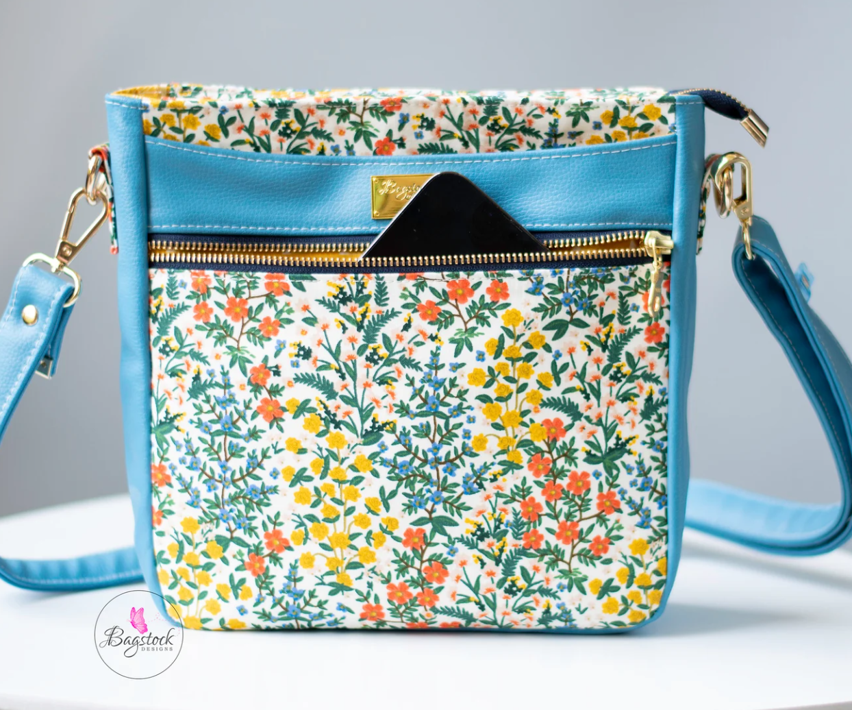 Plumeria Shoulder Bag Custom