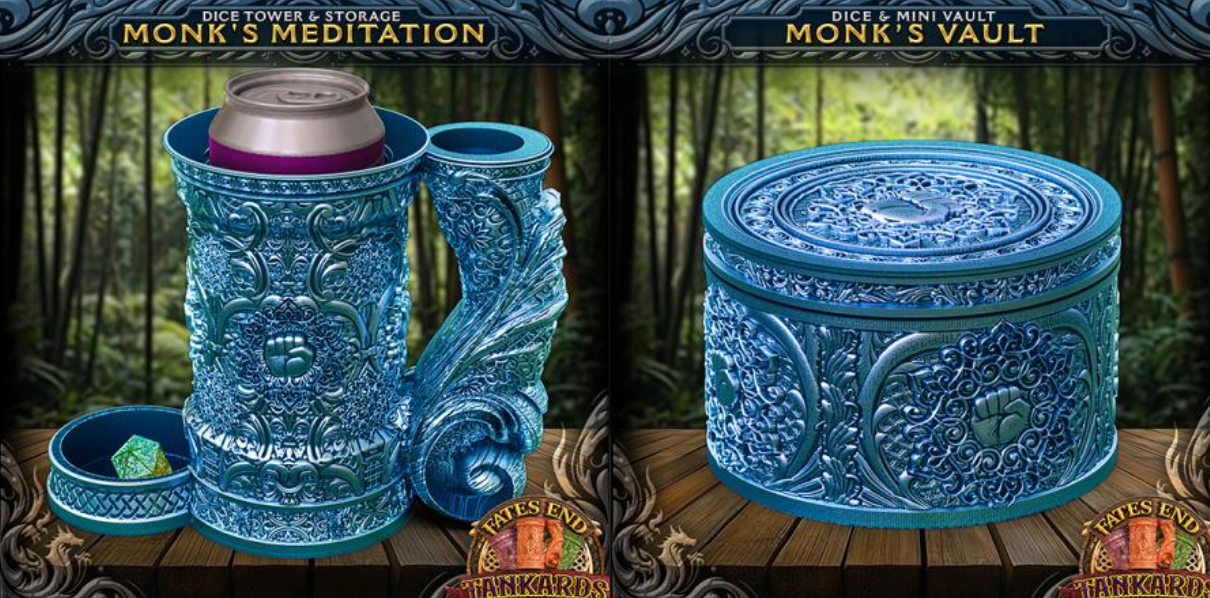 Monk's Meditation Dice Tower Vault