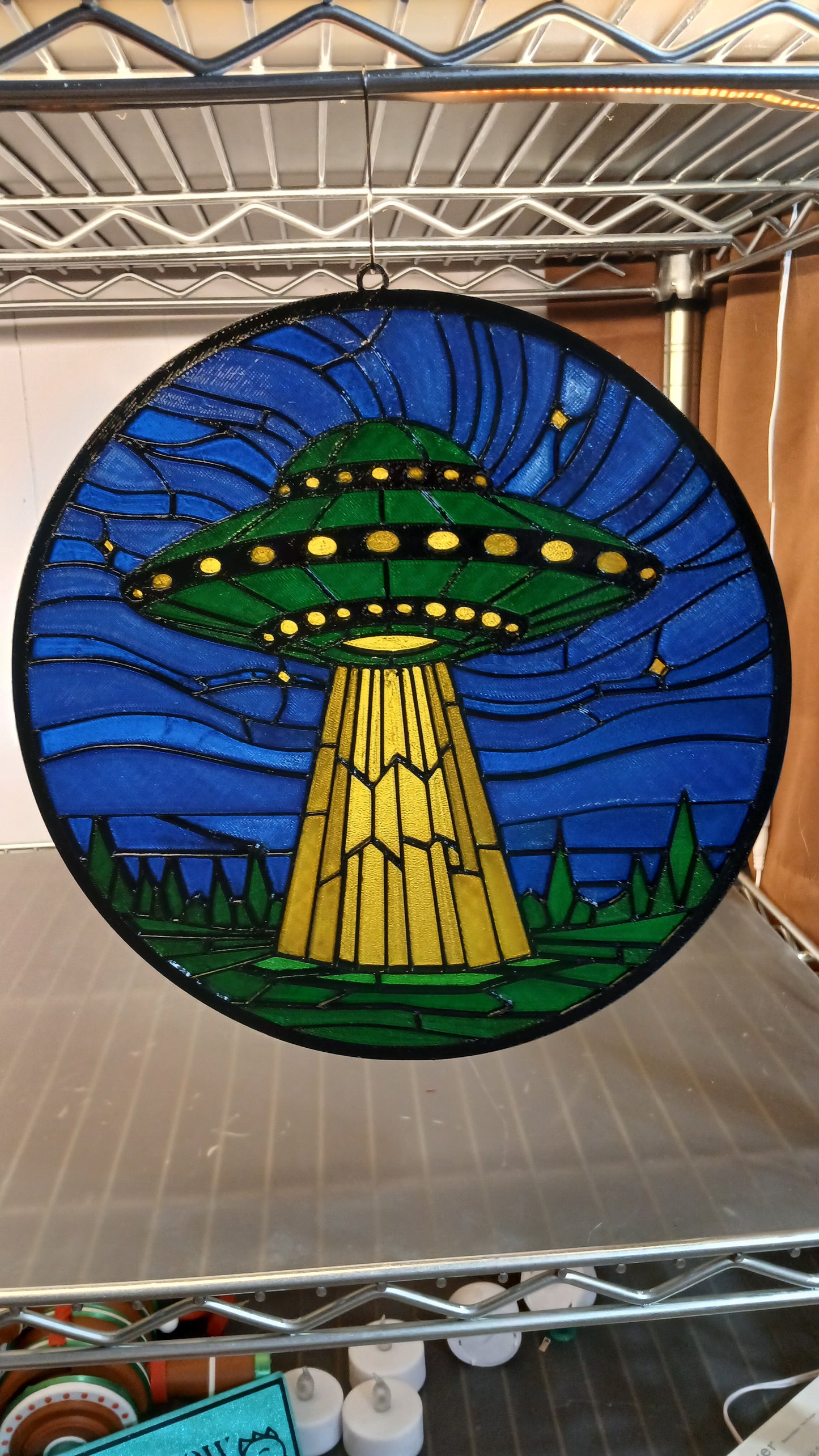 Alien Ship Sun Catcher