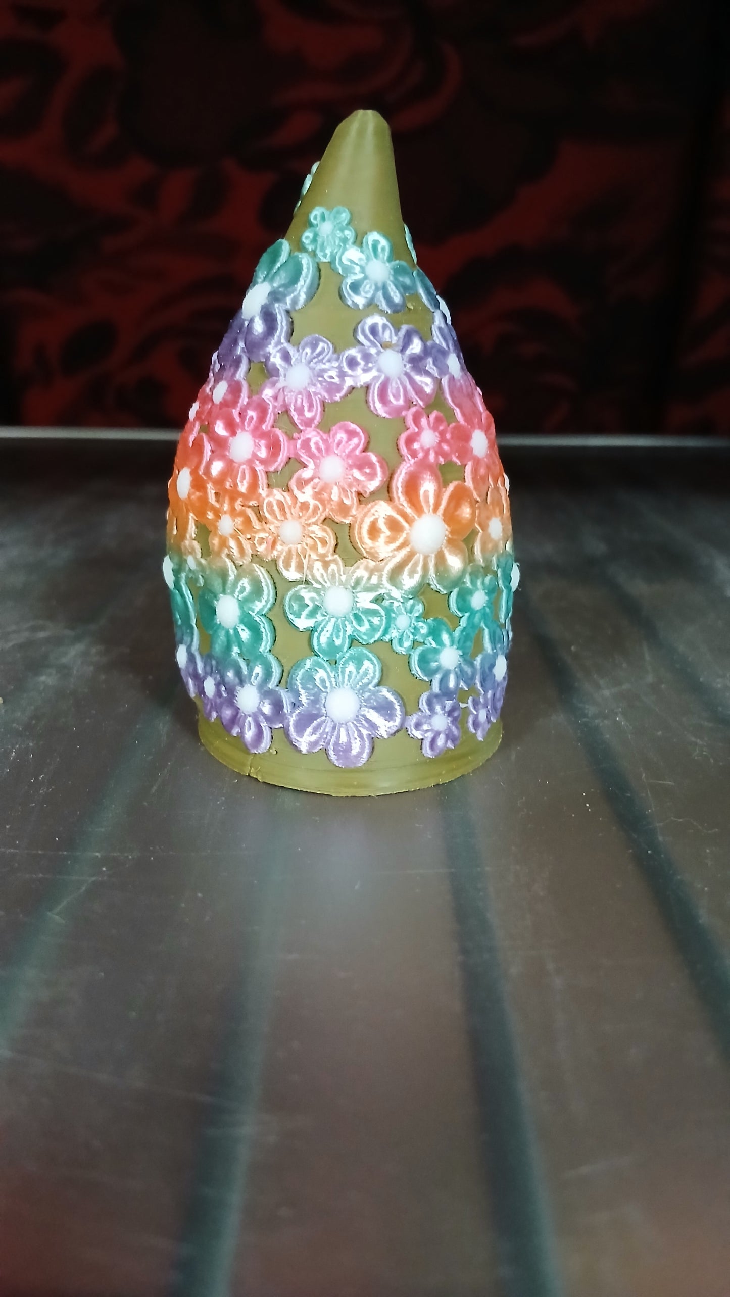 Flower Power Gnome Statue