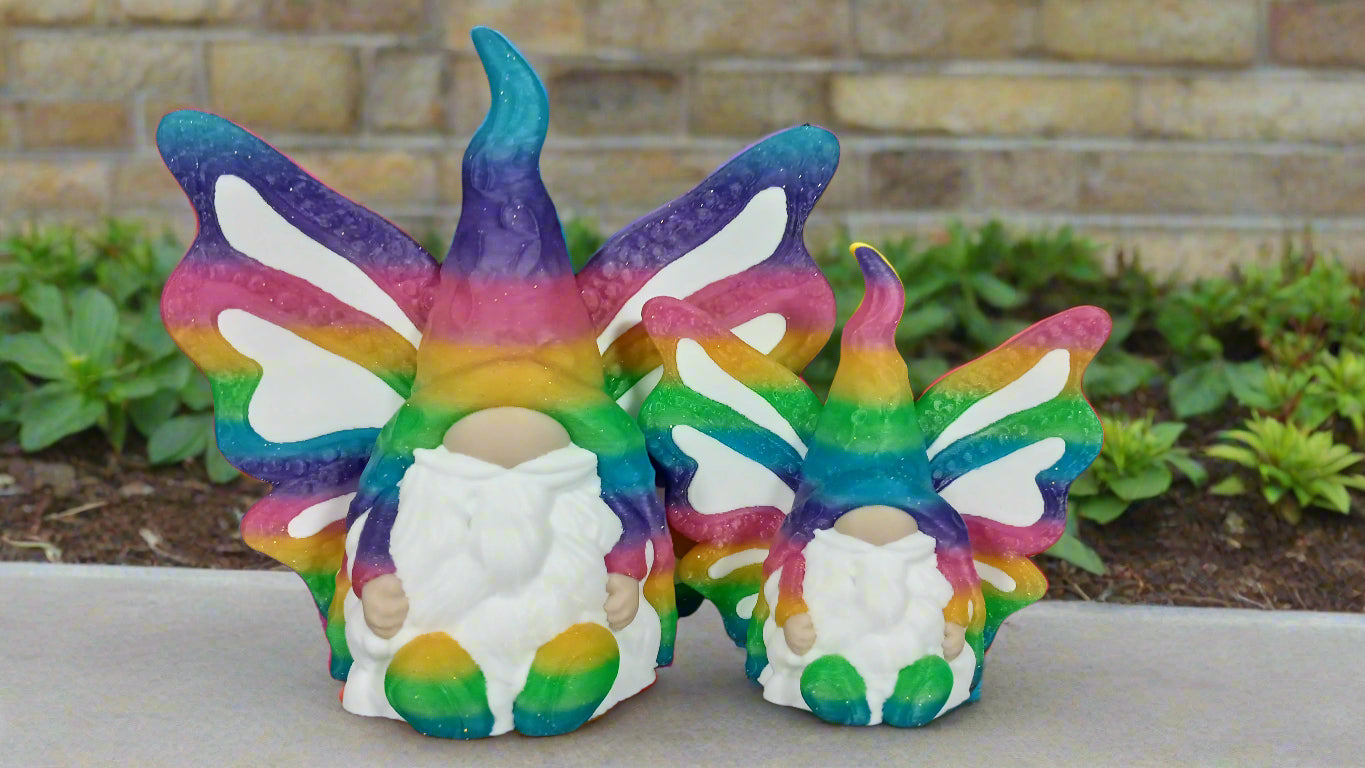 Butterfly Gnome Statue