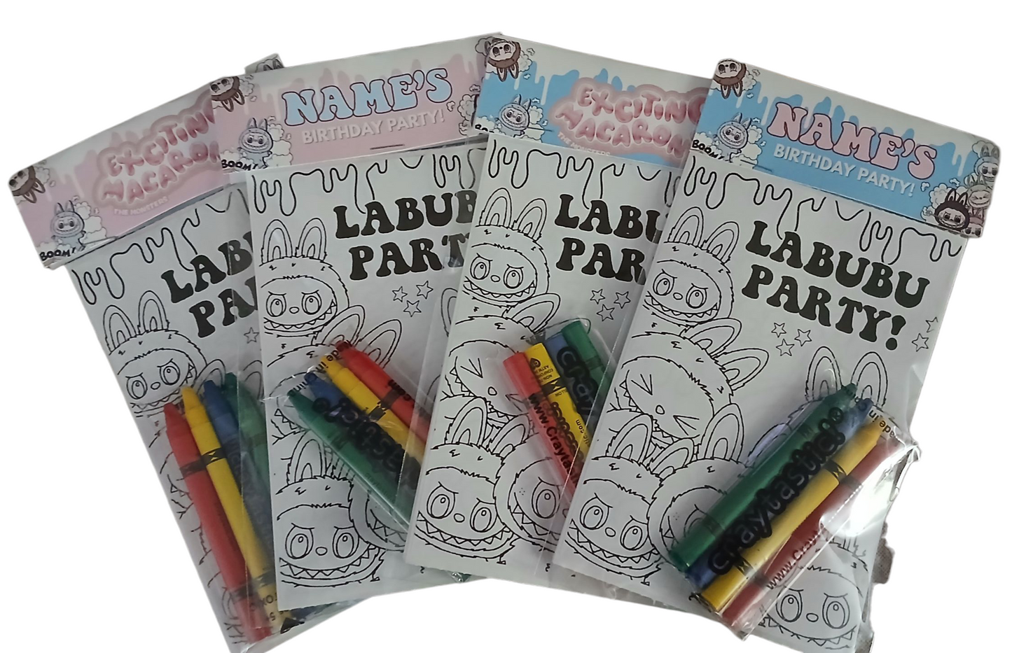 Labubu Sticker Sheets to Color –