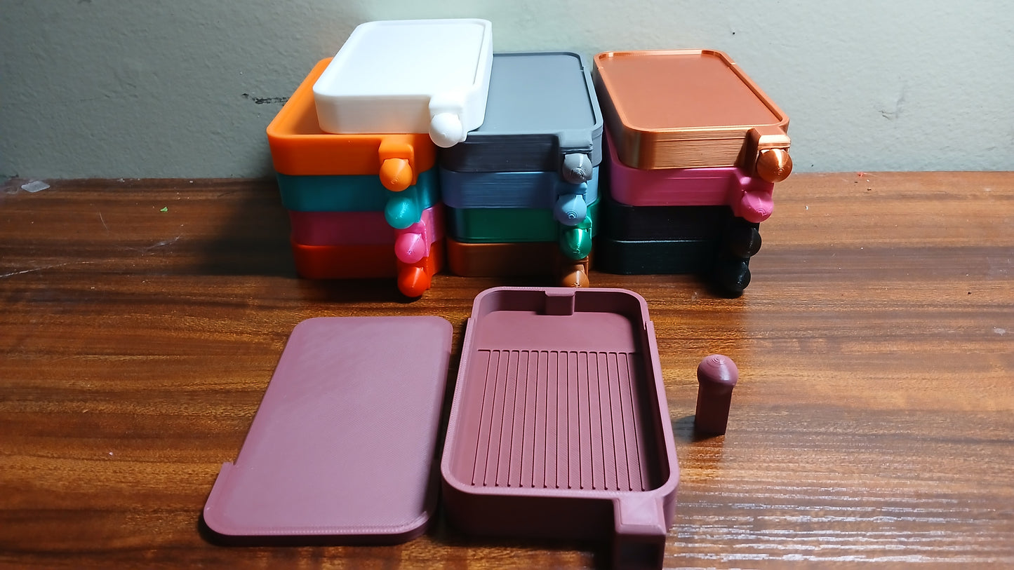 Diamond Dot Tray with Lid