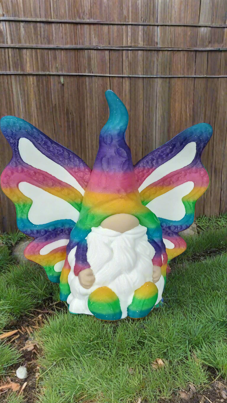 Butterfly Gnome Statue