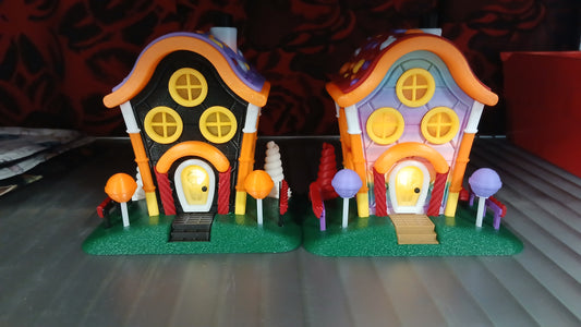 Candy House Light Up Fairy Garden Statue
