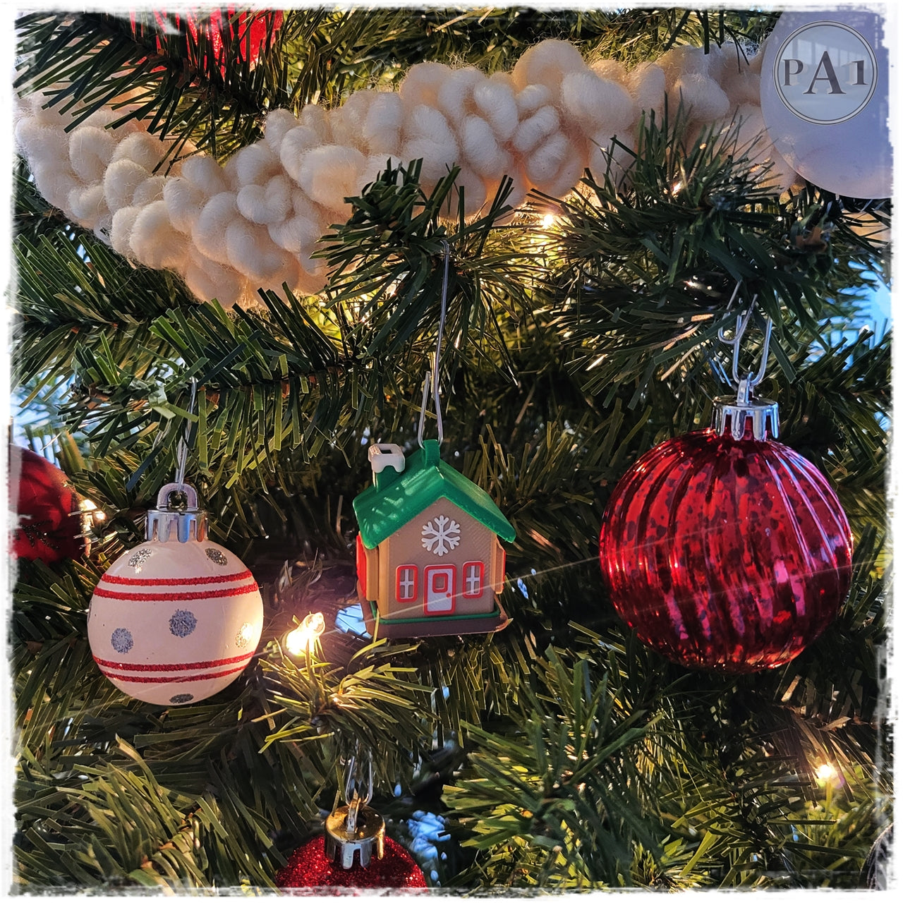 Mini Gingerbread Christmas Ornaments