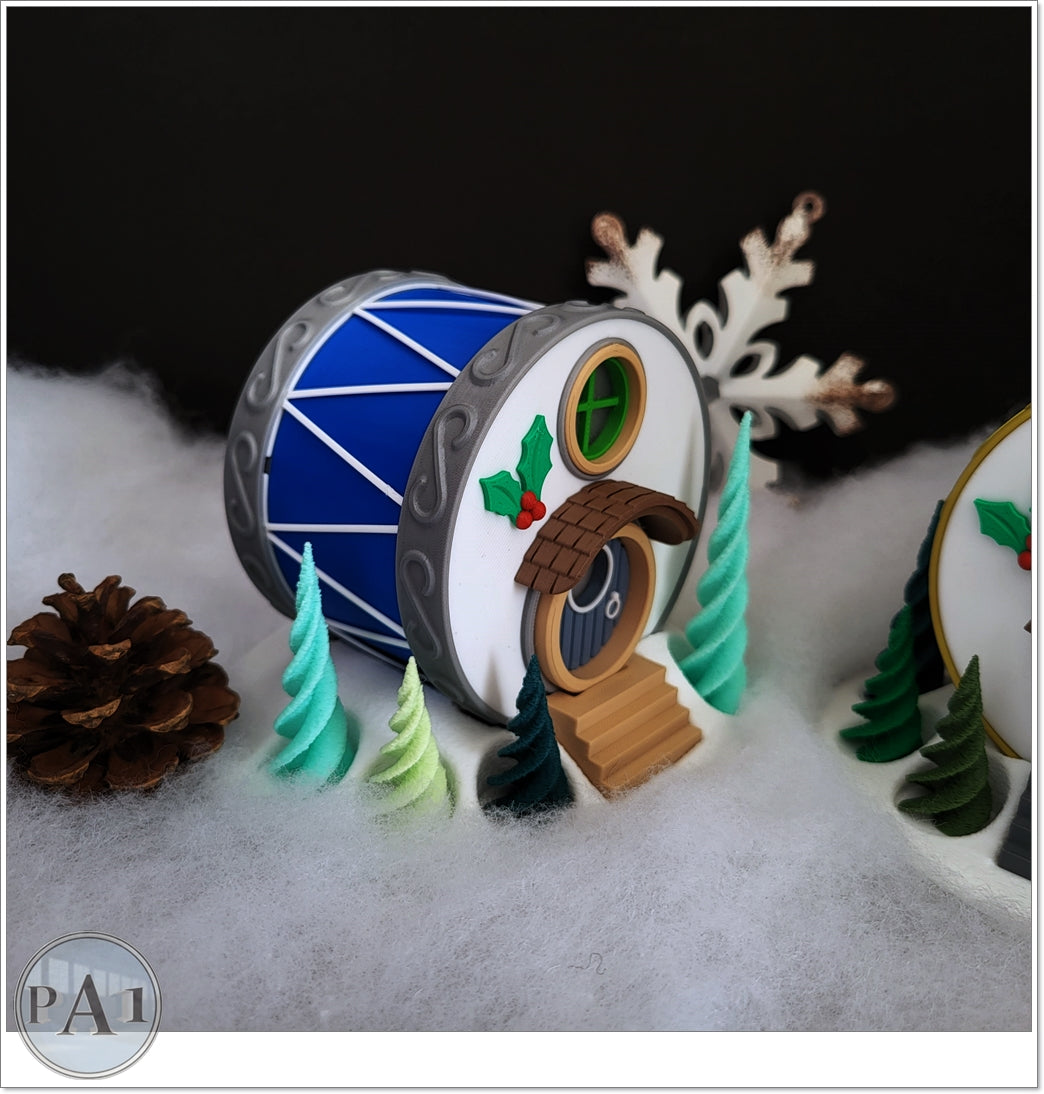 Christmas Drum Light Up