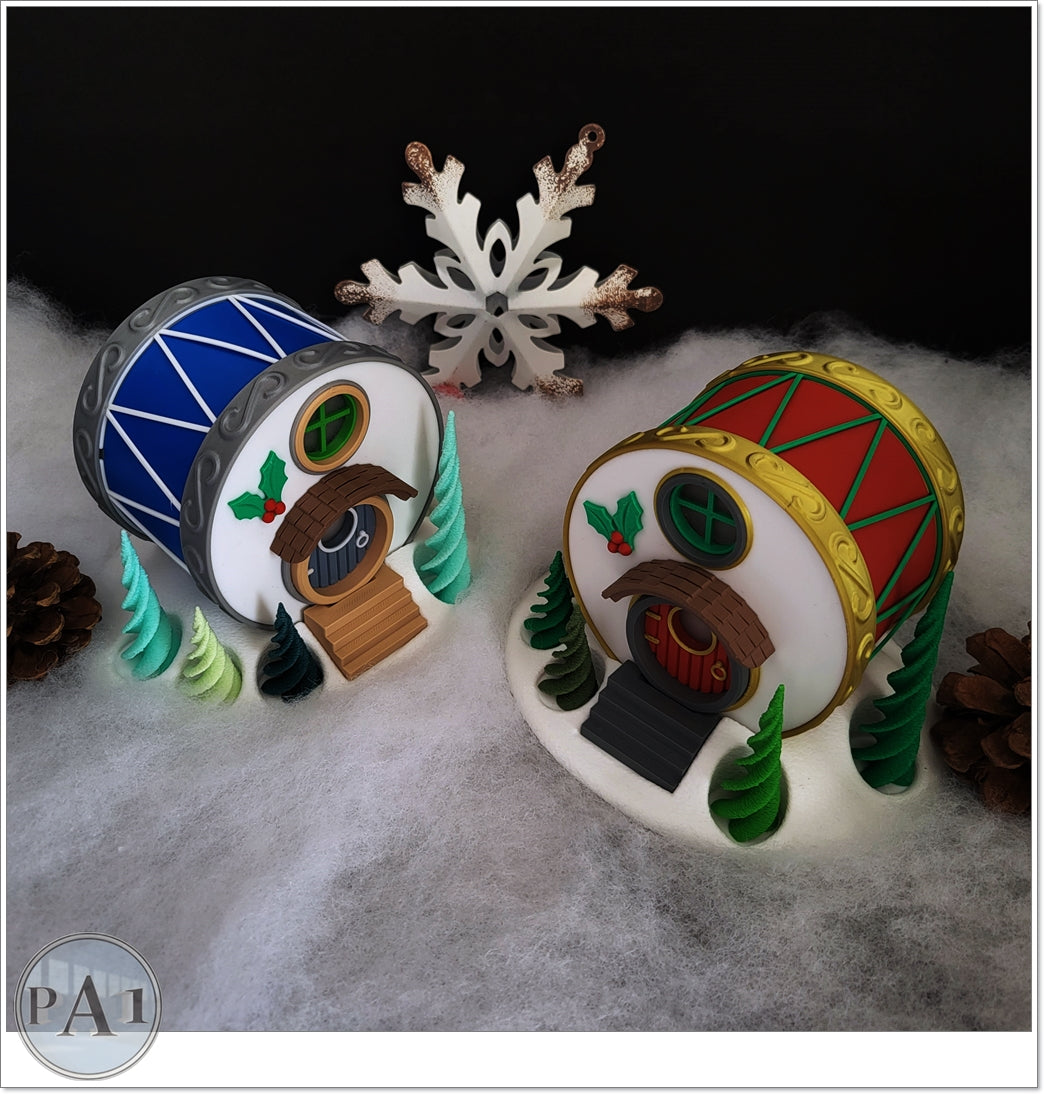 Christmas Drum Light Up