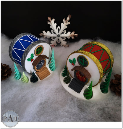 Christmas Drum Light Up