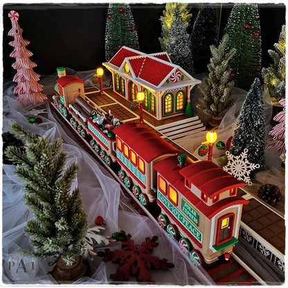 Gingerbread Train Station
