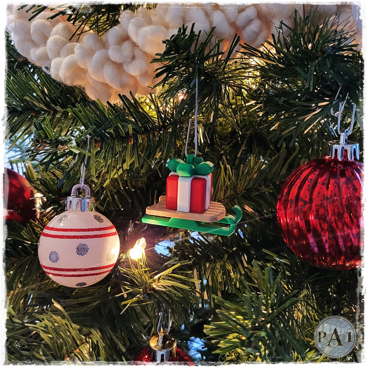 Mini Gingerbread Christmas Ornaments