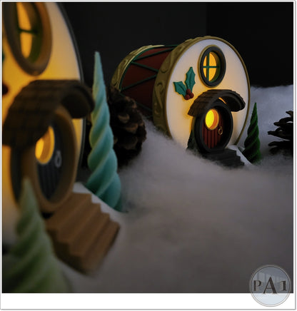 Christmas Drum Light Up