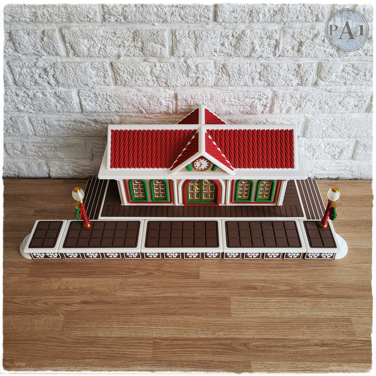 Gingerbread Train Station