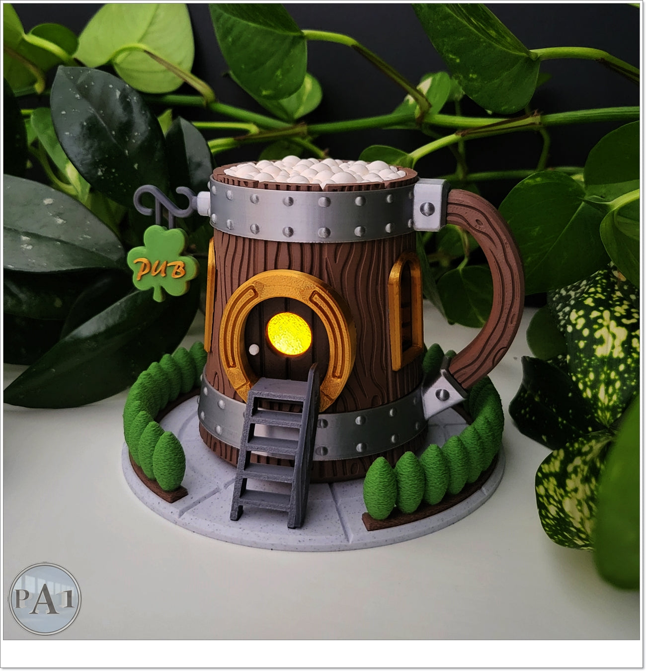 Beer Mug Fairy House