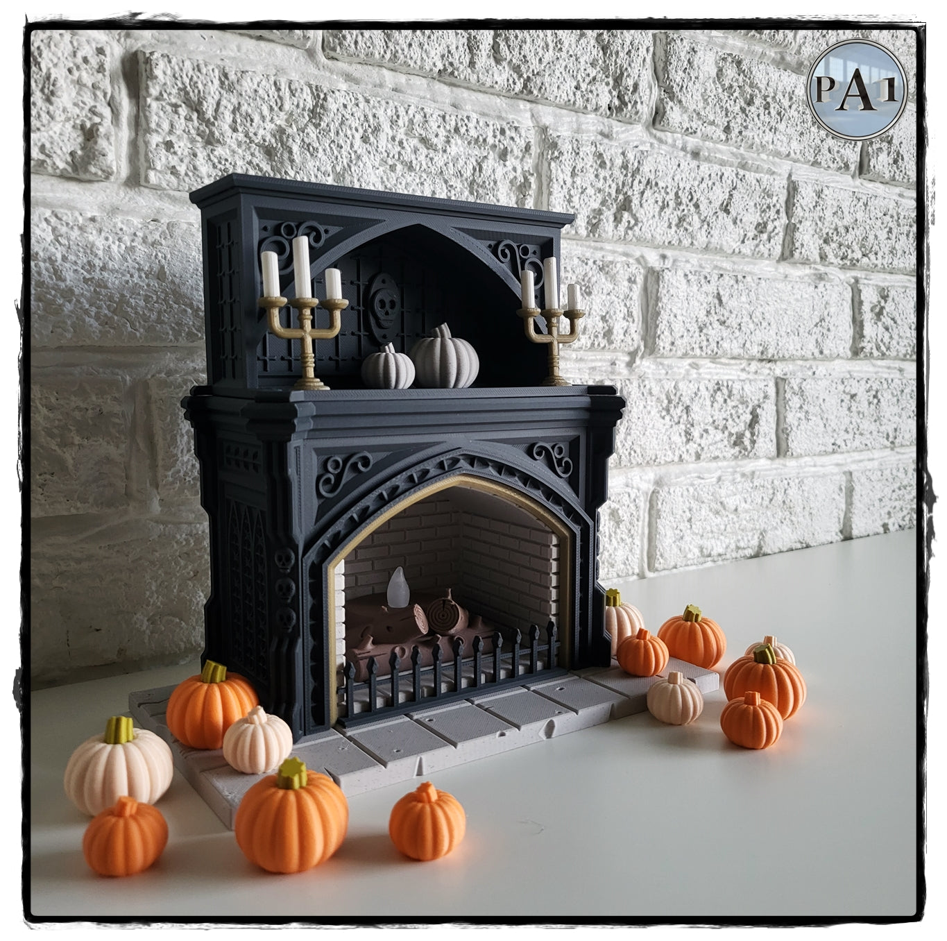 Gothic Tealight Fireplace