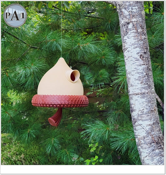 Giant Acorn Bird House | Custom Colors
