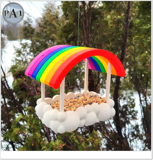 Rainbow Bird Feeder | Custom Colors