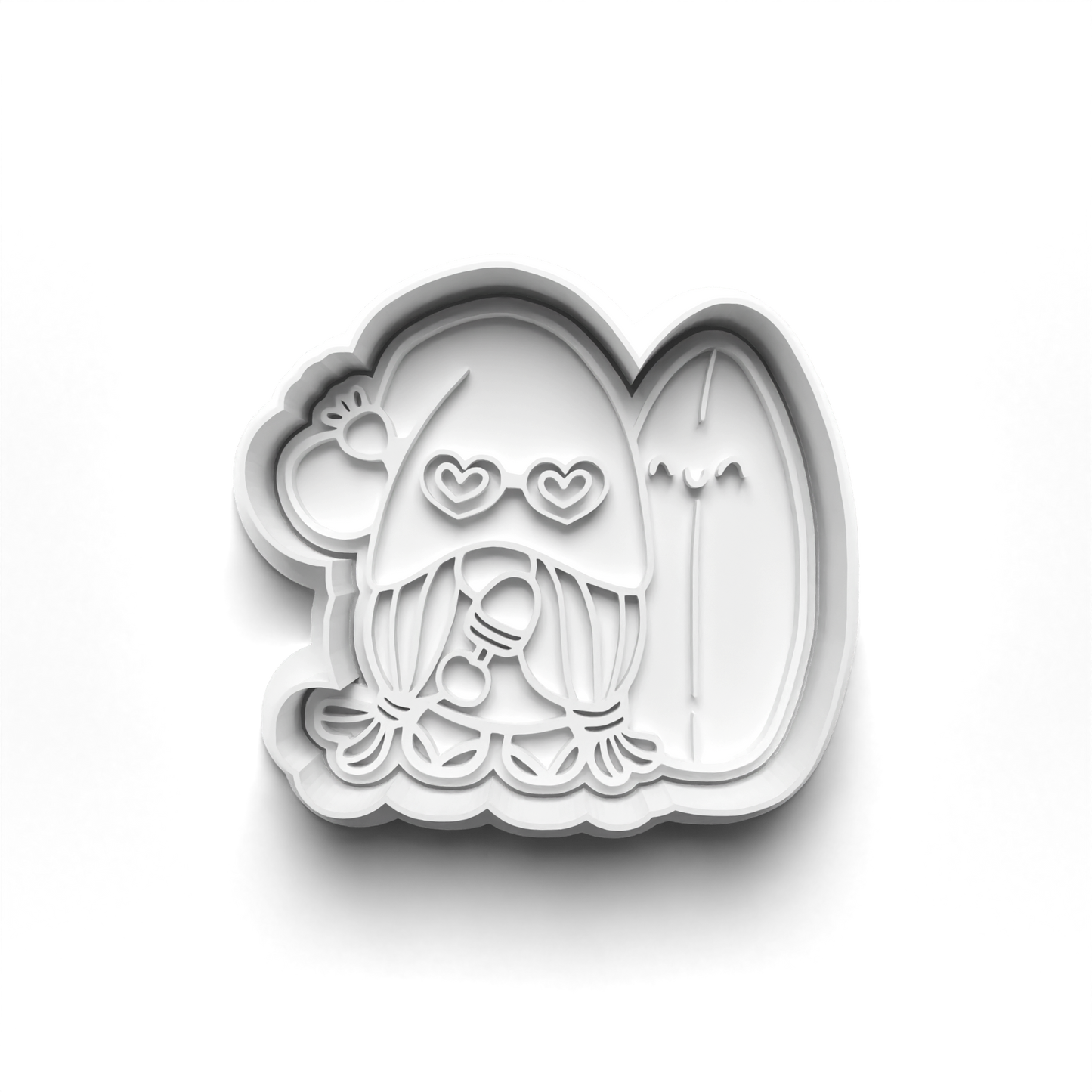 Summer Gnome Cookie Cutter Stamp Set