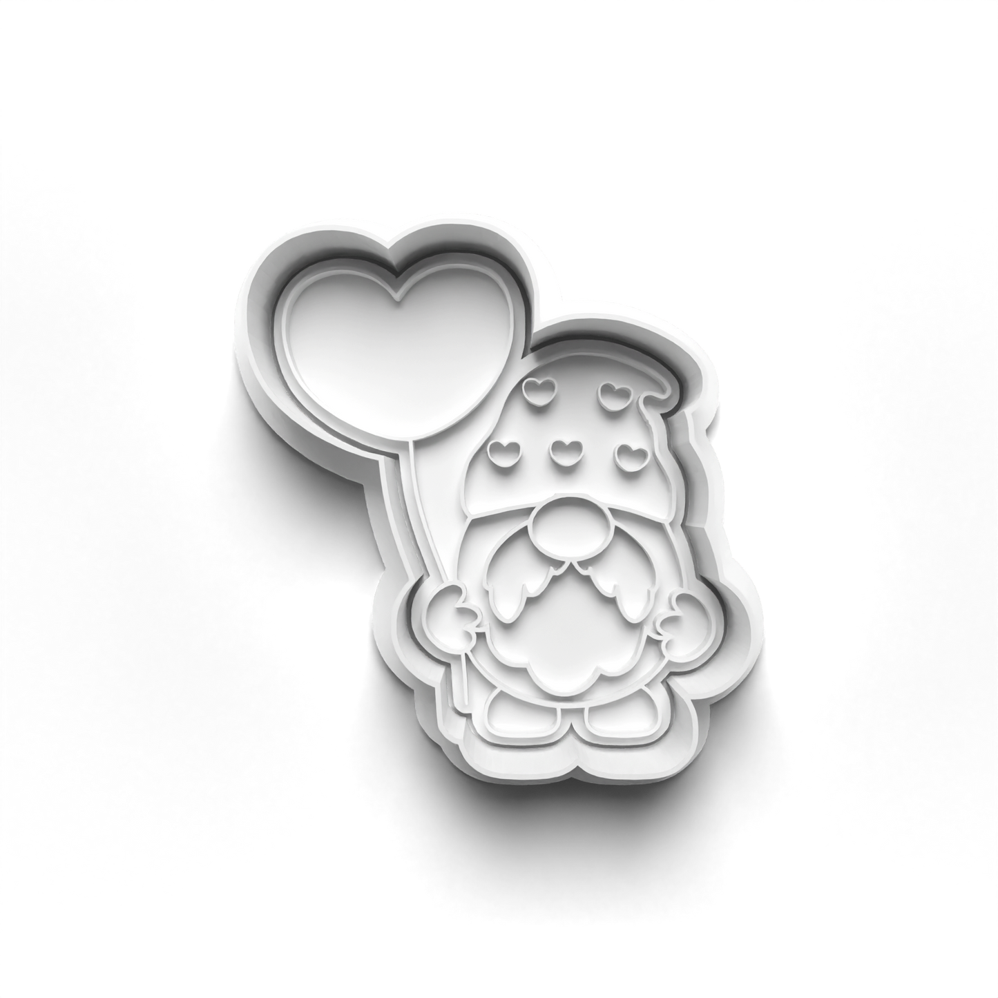 Gnome Love Cookie Cutter Stamp Set