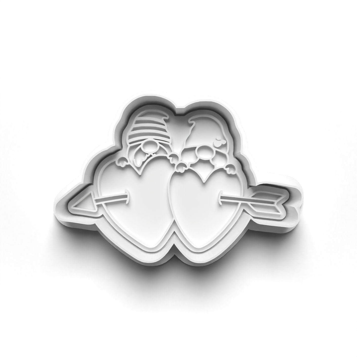 Gnome Love Cookie Cutter Stamp Set