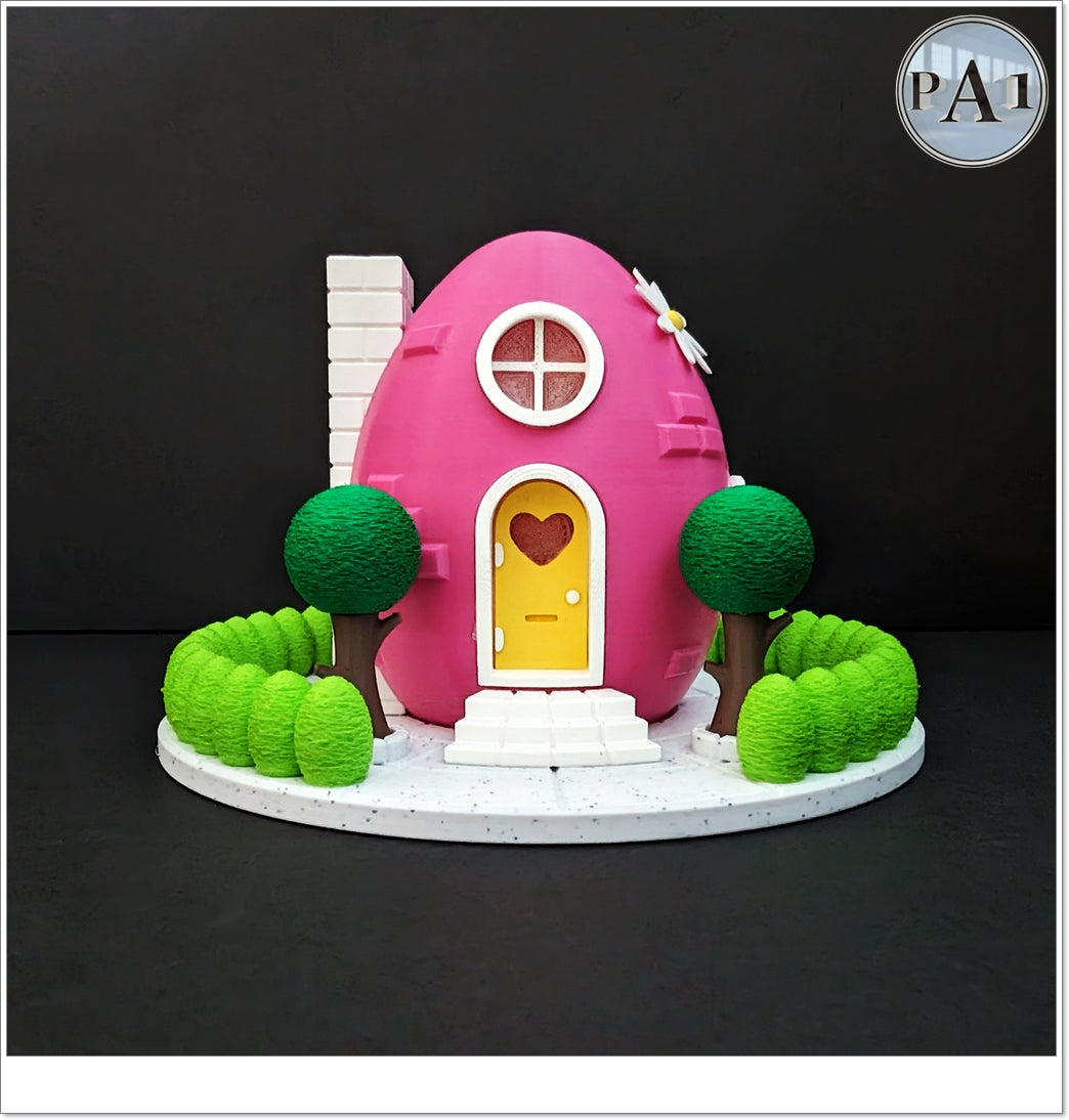 Easter Egg Fairy House Statue