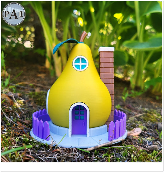 Pear Fairy Garden Statue