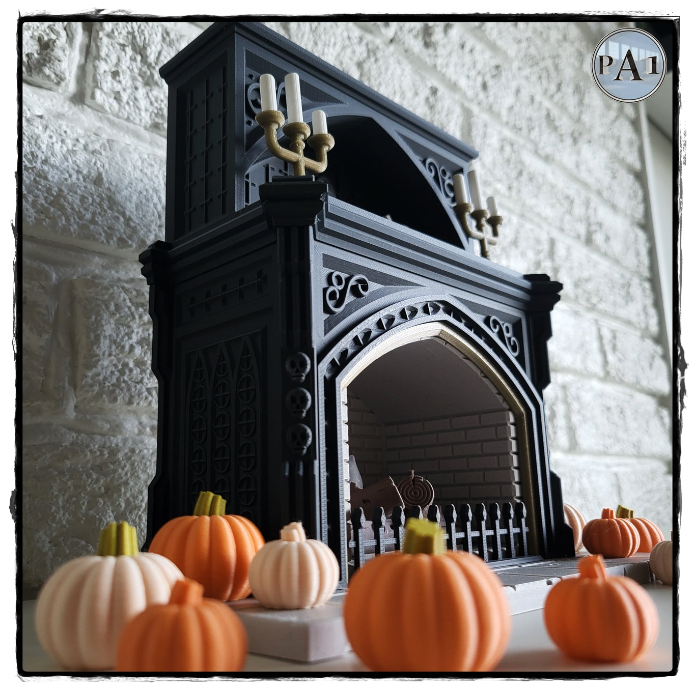 Gothic Tealight Fireplace