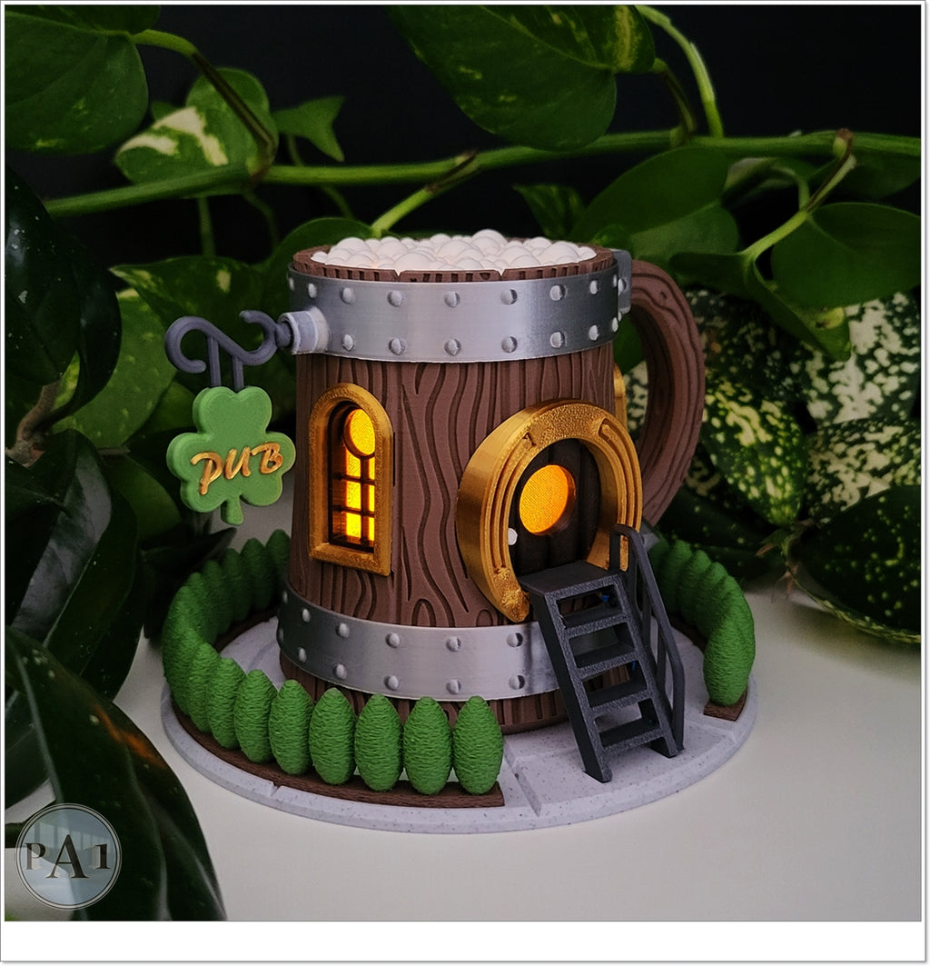 Beer Mug Fairy House