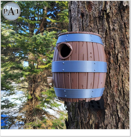 Old Barrel Bird House | Custom Colors