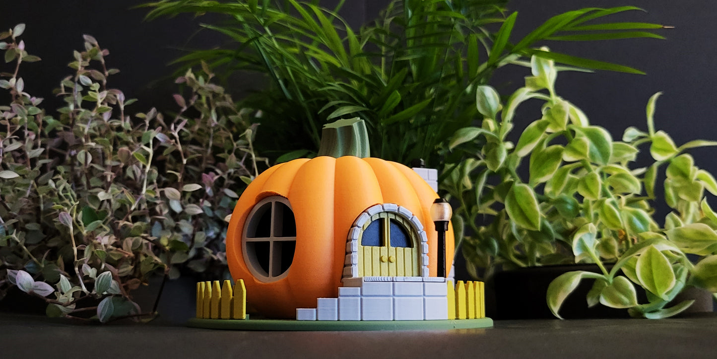 Pumpkin Fairy House