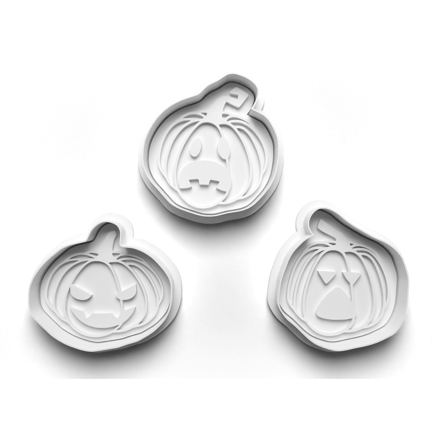 Halloween Pumpkins Cookie Cutter Stamp Set