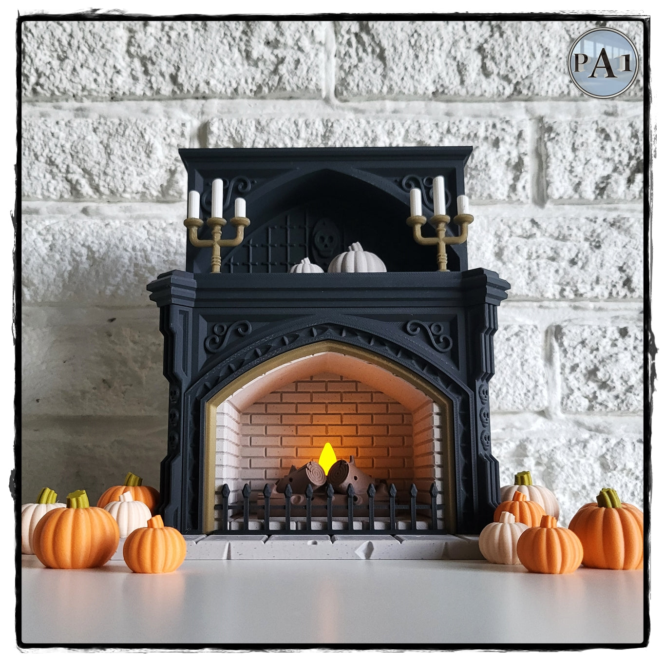 Gothic Tealight Fireplace