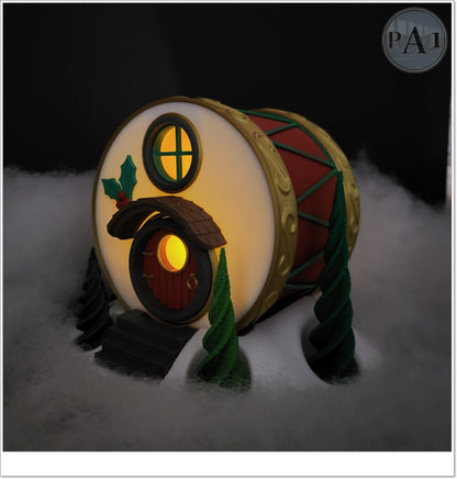 Christmas Drum Light Up