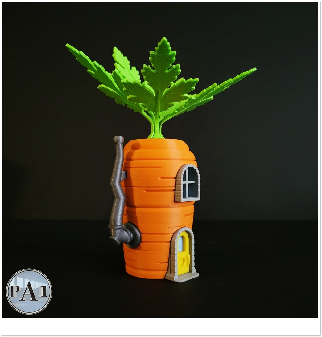 Carrot Fairy Garden Statue