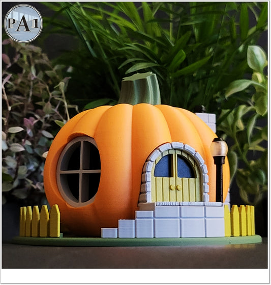 Pumpkin Fairy House