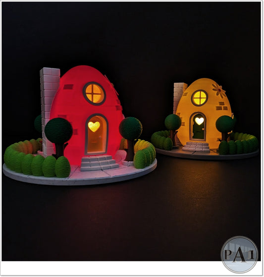 Easter Egg Light Up Fairy Garden Statue