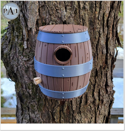 Old Barrel Bird House | Custom Colors