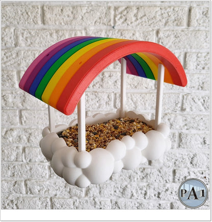 Rainbow Bird Feeder | Custom Colors
