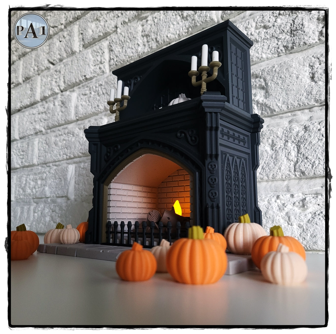 Gothic Tealight Fireplace